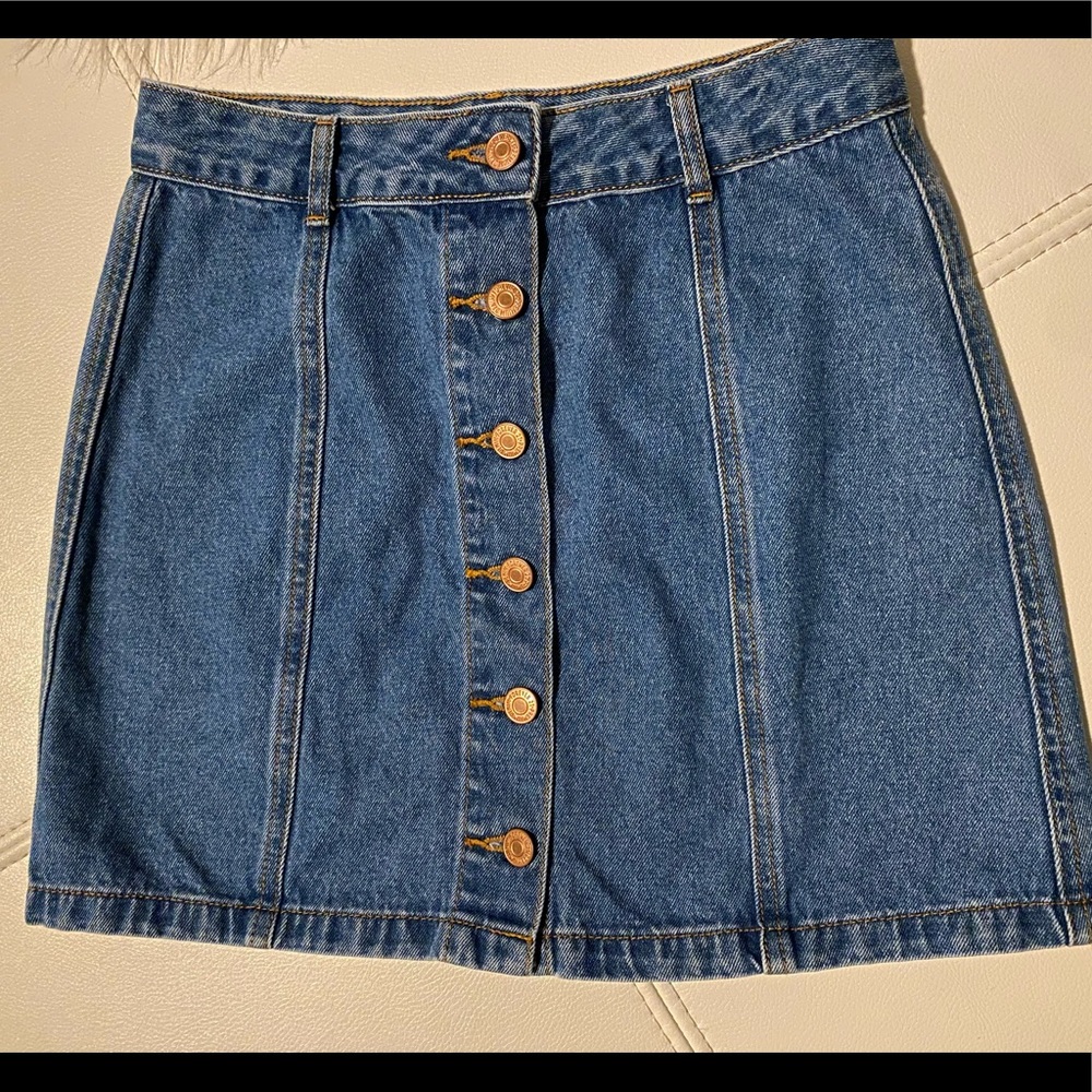 Denim forever 21 skirt